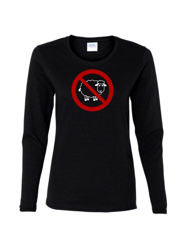 No Sheep - Ladies Long Sleeve