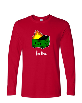 Dumpster Fire - Mens Long Sleeve