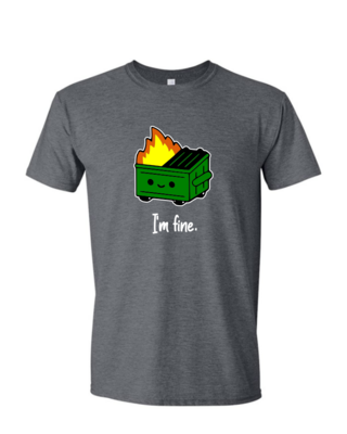 Dumpster Fire - Mens Softstyle T-Shirt