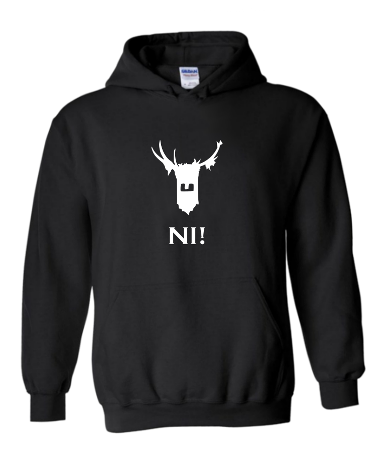 Ni! - Unisex Hoodie, Colour: Black