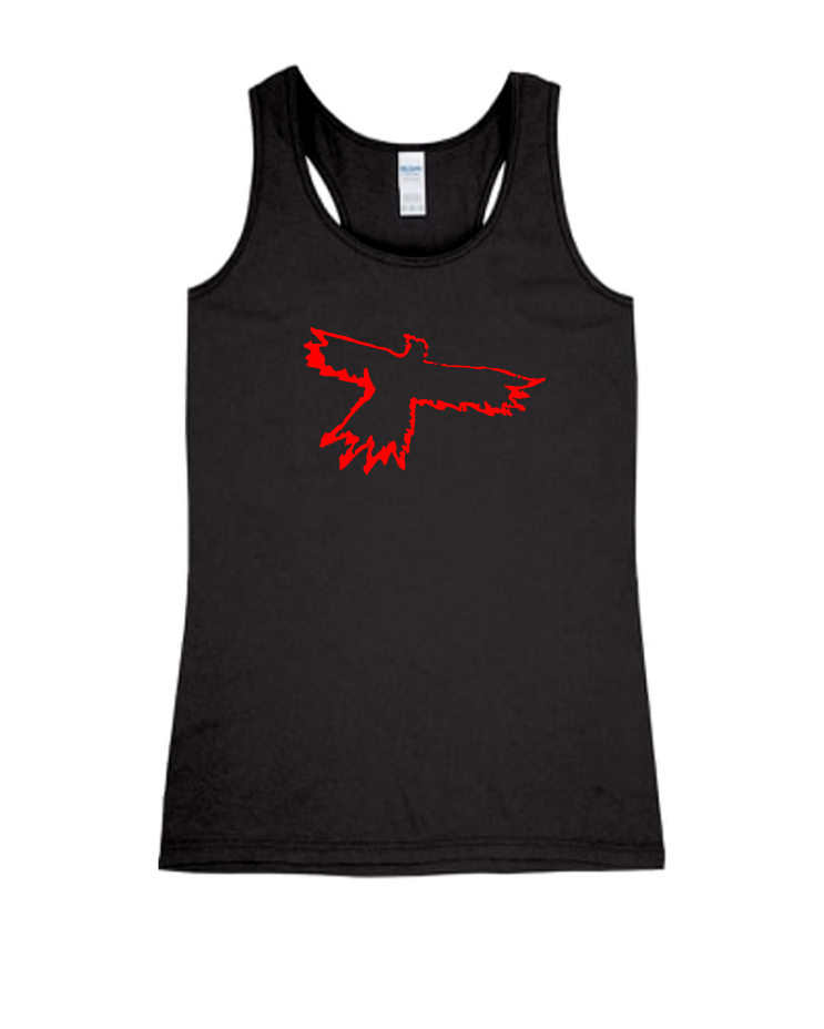The Crow - Ladies Tank Top, Colour: Black