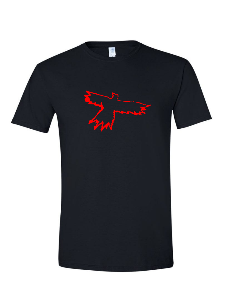 The Crow - (Mens/Ladies Shirt), Style: Mens Softstyle T-Shirt, Colour: Black