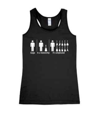 It&#39;s Complicated - Ladies Tank Top, Colour: Black