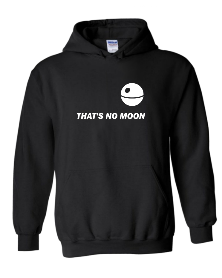 That&#39;s No Moon - Unisex Hoodie, Colour: Black