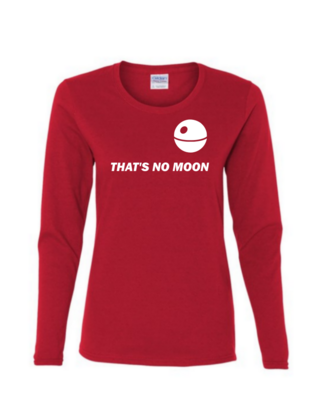 That&#39;s No Moon - Ladies Long Sleeve