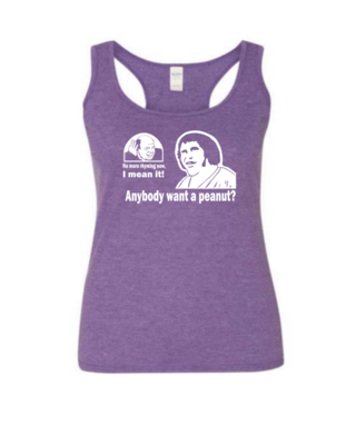 Anybody Want a Peanut - Ladies Tank Top
