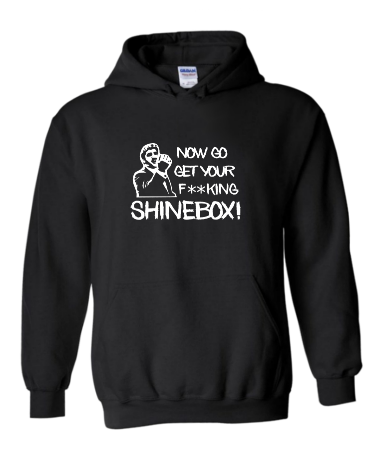 Get Your Shinebox - Unisex Hoodie, Colour: Black