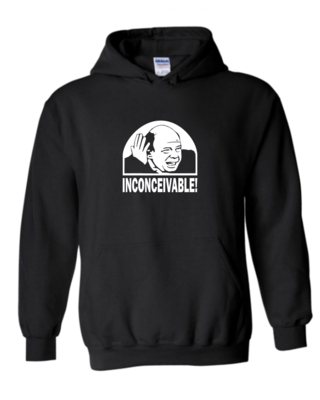 Inconceivable - Unisex Hoodie, Colour: Black