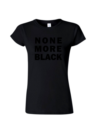 None More Black - Ladies Tee/V Neck