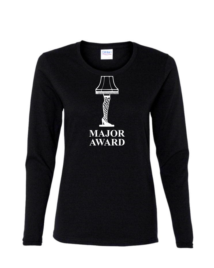 Major Award - Ladies Long Sleeve, Colour: Black