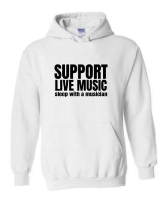 Support Live Music - Unisex Hoodie