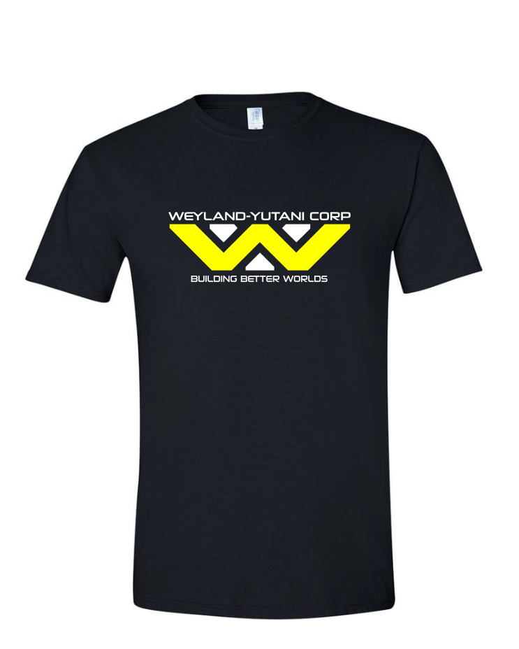 Weyland-Yutani - Mens Softstyle T-Shirt, Colour: Black