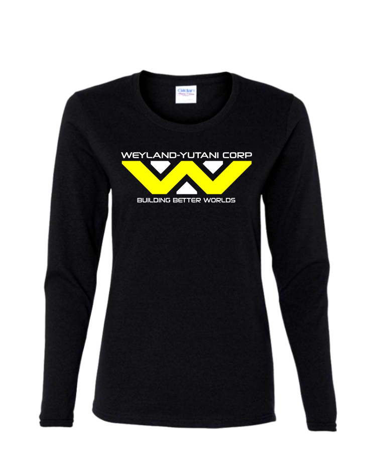 Weyland-Yutani - Ladies Long Sleeve, Color: Black