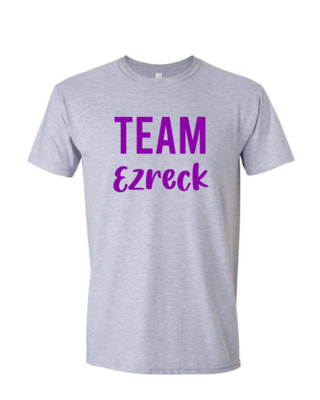 Team Ezreck Fundraiser T-Shirts