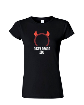 Dirty Deeds DDC - Ladies Fitted T-Shirt