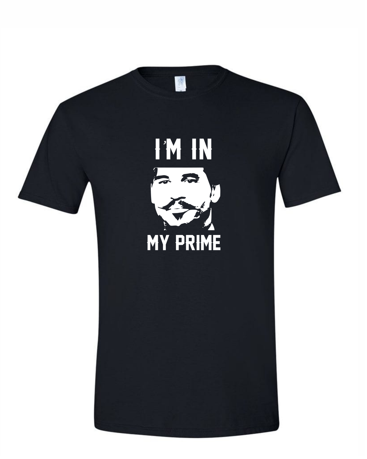 I&#39;m In My Prime - Mens Softstyle T-Shirt, Colour: Black