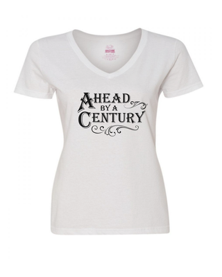 Ahead By A Century - Ladies V Neck T-Shirt