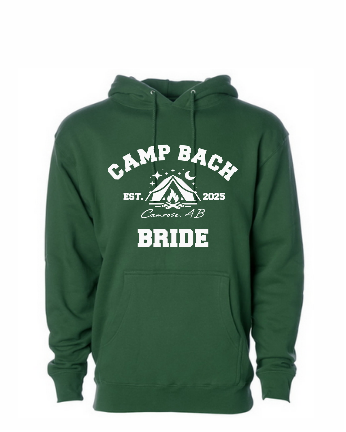 Custom &quot;Camp Bach&quot; Bride/Groom Hoodie