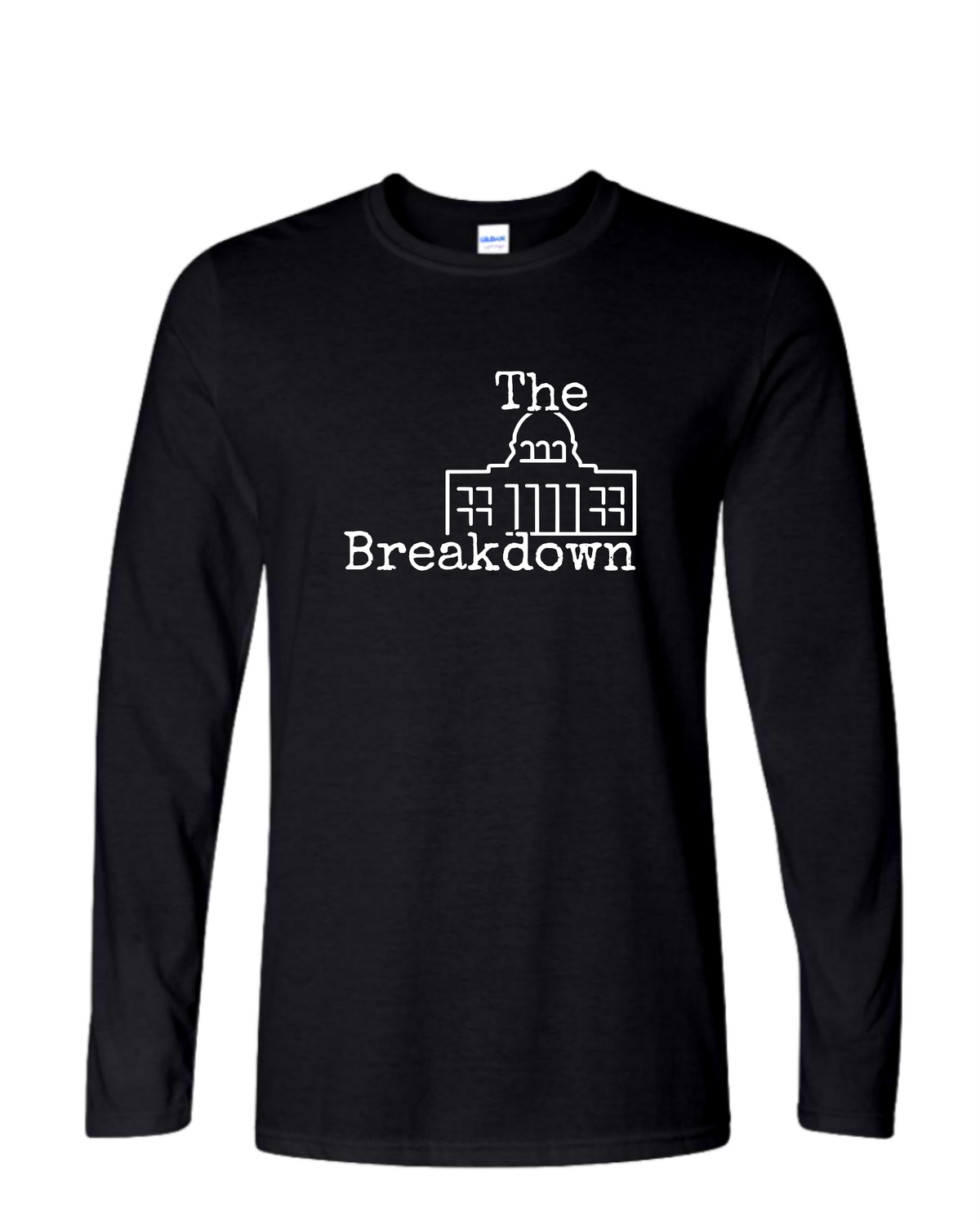 &quot;The Breakdown&quot; Long Sleeved T-Shirt, Colour: Black