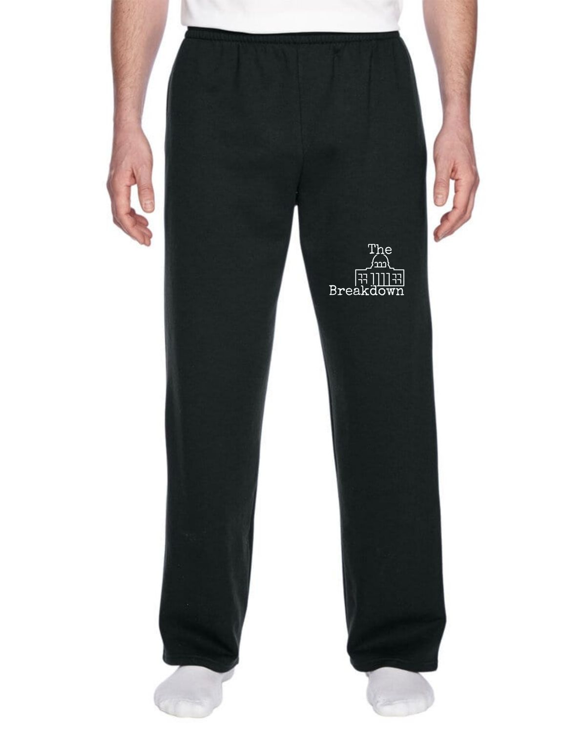 &quot;The Breakdown&quot; Sweatpants, Colour: Black