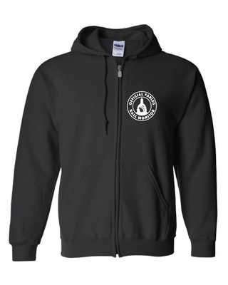 "Official Hall Monitor" Zip-Up Hoodie "Official Hall Monitor" Zip-Up Hoodie
