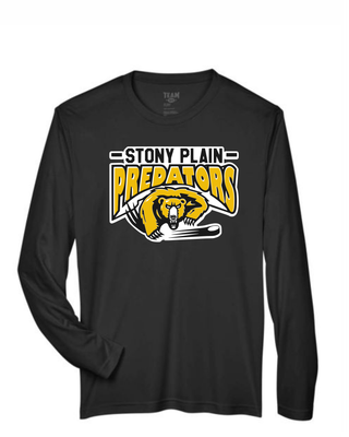 Stony Plain Predators - Dry-Fit Long-Sleeved T-shirt (100% Polyester)