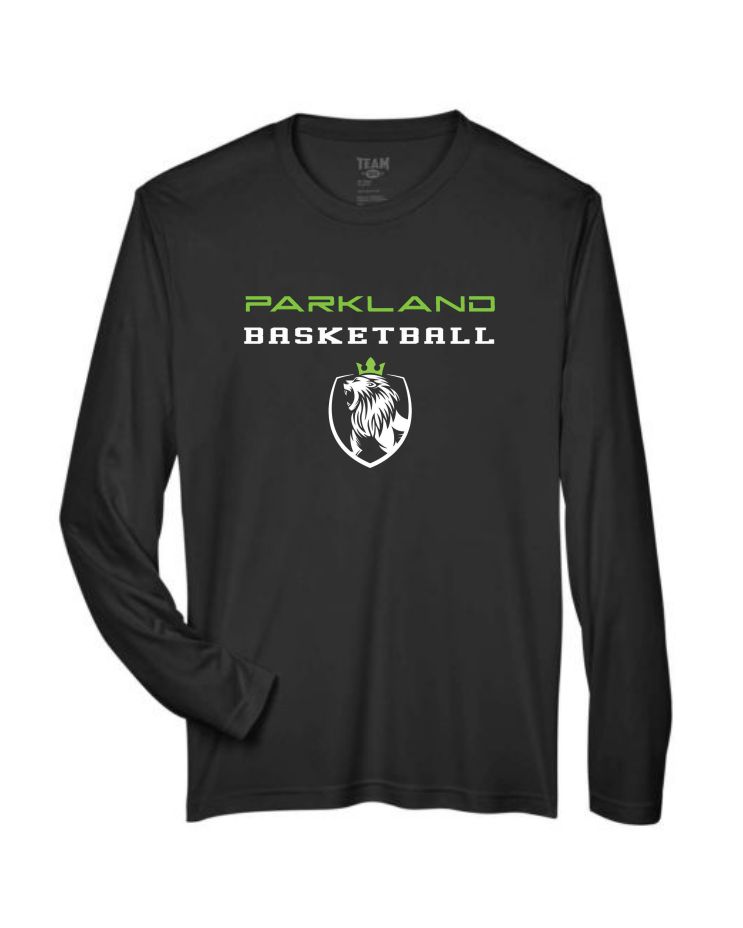 Parkland Basketball - Adult Warm-Up Jersey, Jersey Colour: Black, Logo Choice: 2025 Parkland Basketball Logo