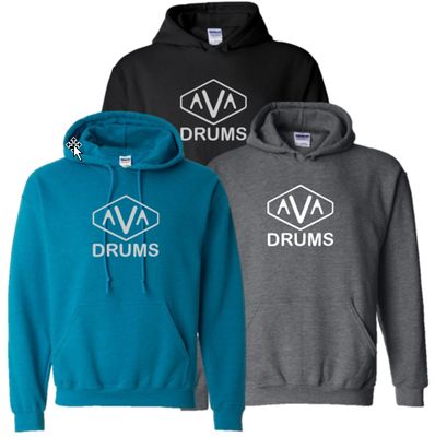 AVA Drums Pullover Hoodies