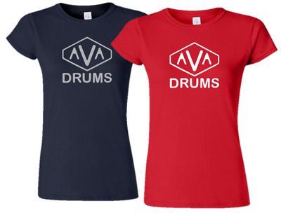 AVA Drums - Ladies Crewneck T-Shirt
