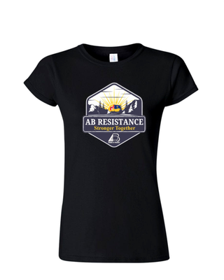 AB Resistance - Ladies Crewneck T-Shirt