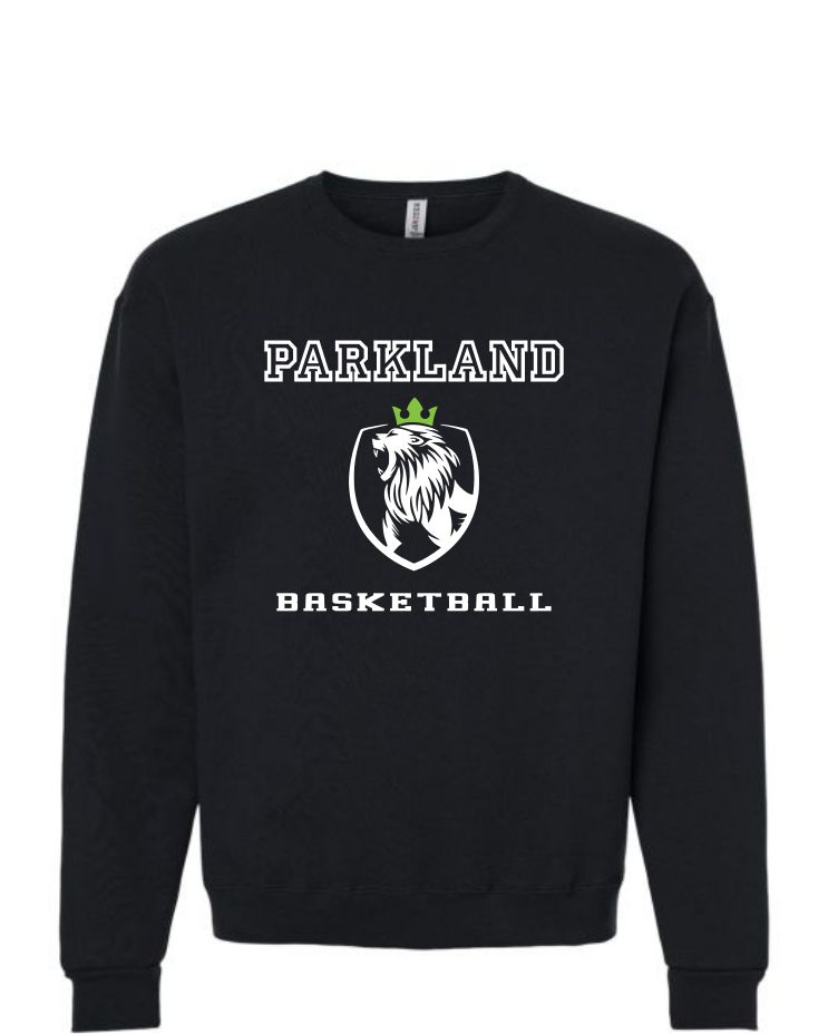 Parkland Basketball - Adult Sweatshirt, Colour: Black