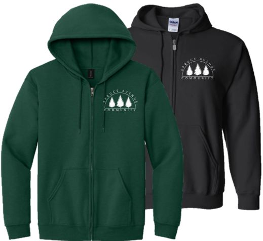 Spruce Avenue Community League Zip-Up Hoodie