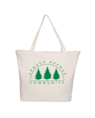 Spruce Avenue Community League Zippered Tote Bag