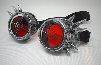 Decorated, Spiked Goggles