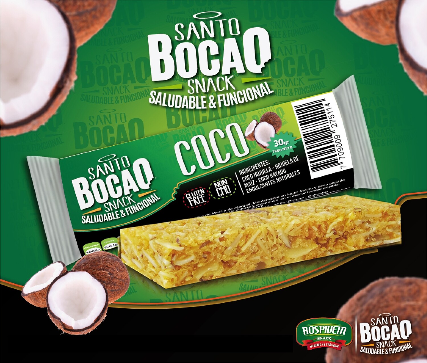 Coco  Paquete x 8 Und.