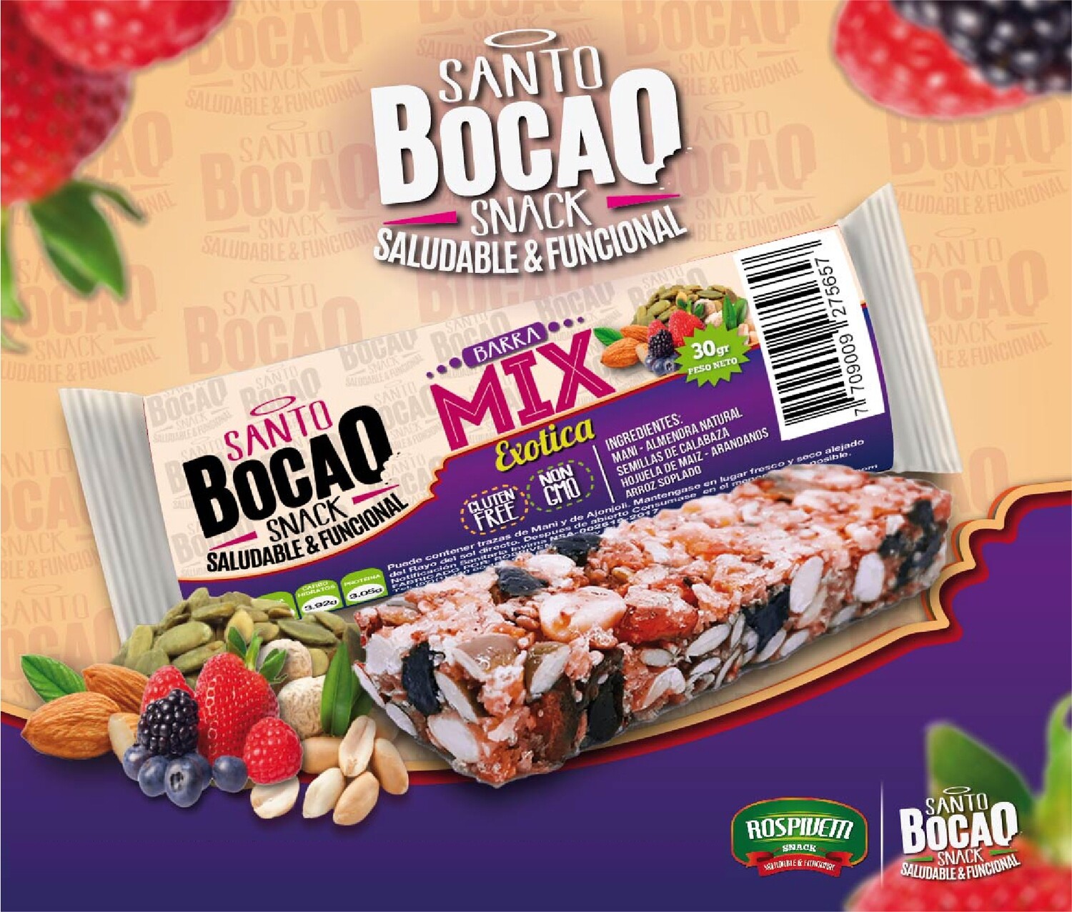 Mix Exótica Paquete x 8 Und.