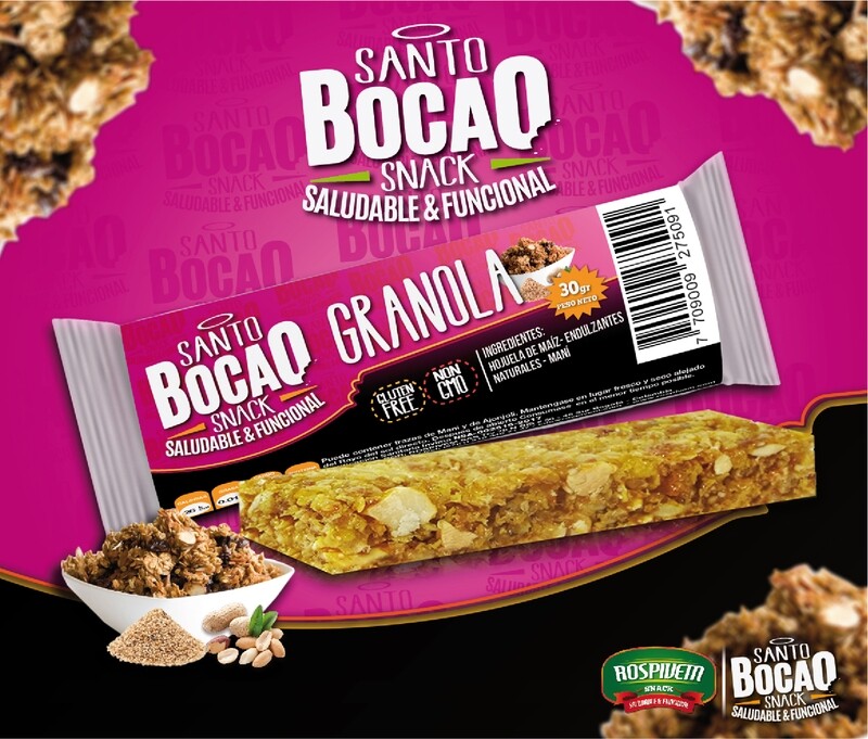 Granola barra  Paquete x 8 Und.