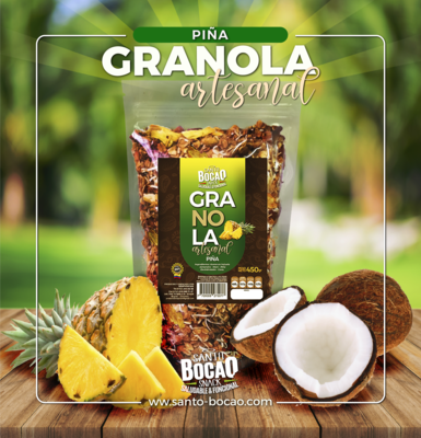 Granola Artesanal Piña x 450gr
