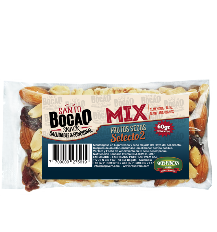 ​Mix Selecto 2 Paquete x 10 und. (60gr. C/u)