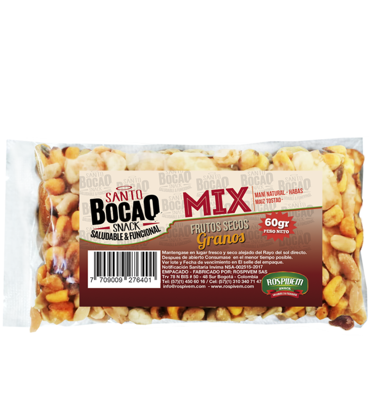 ​Mix de Granos Paquete x 10 und. (60gr. C/u)