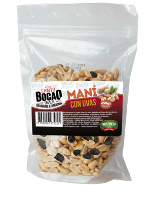 Mani con Uvas 250 gr.