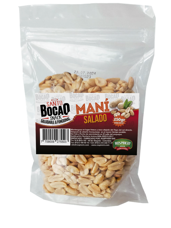Maní Salado 250 gr.