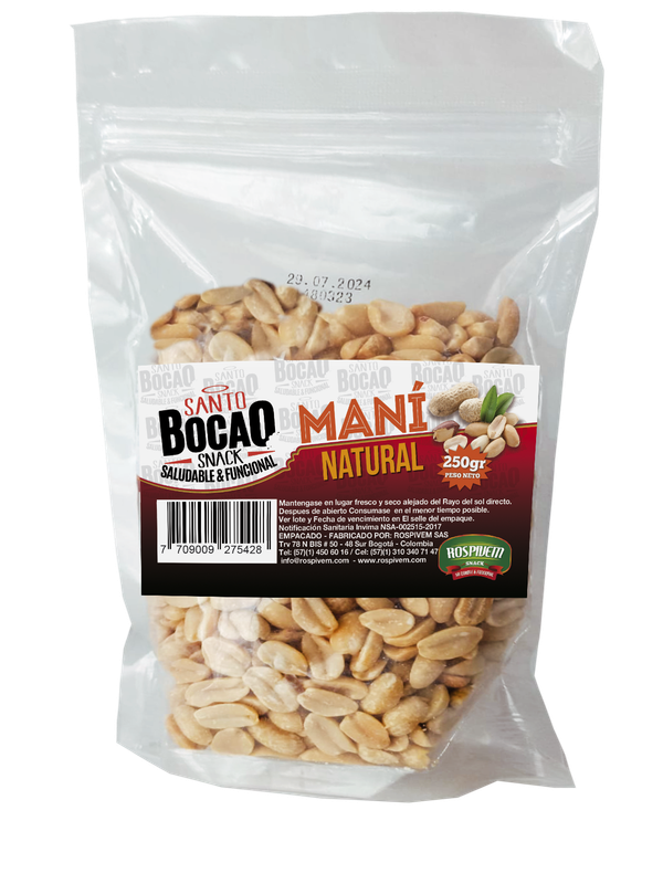 Mani Natural 250 gr.