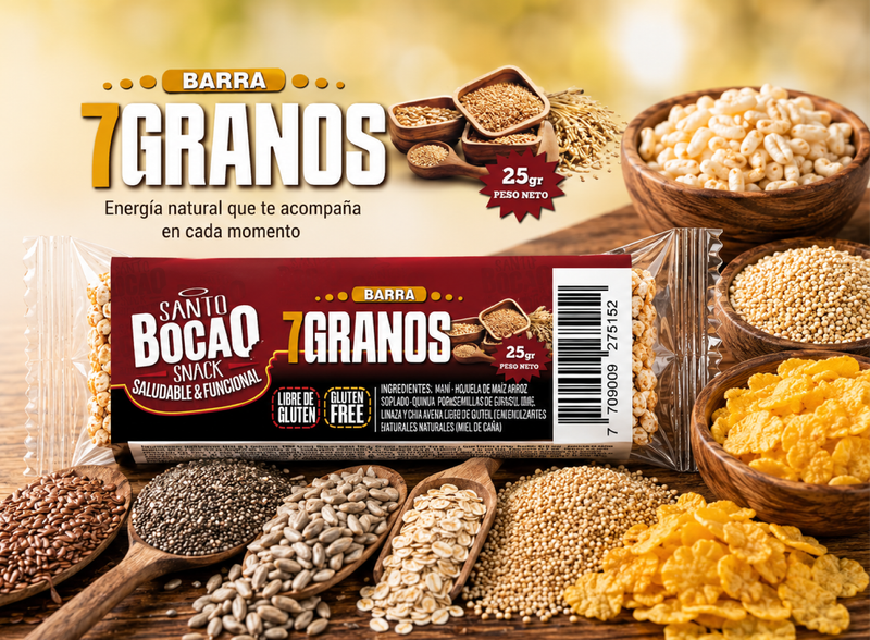 7 Granos  Paquete x 8 Und.