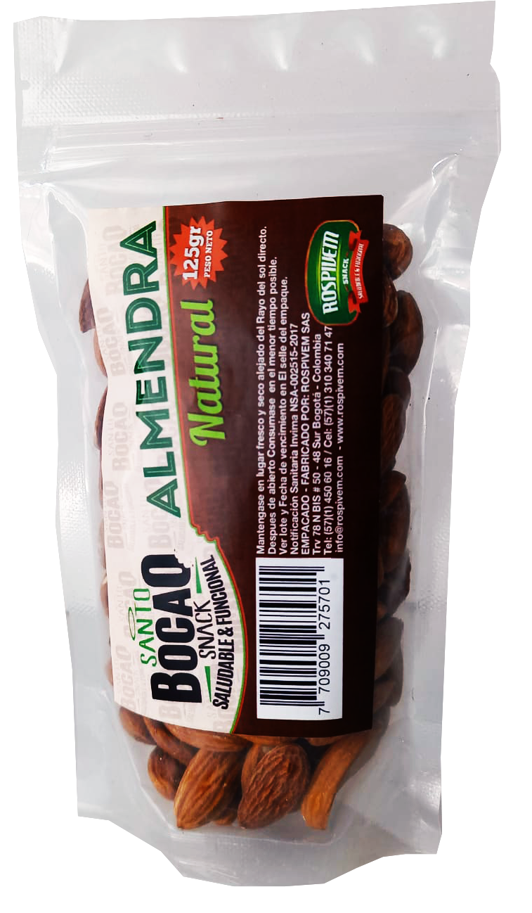 Almendra natural 125 gr.