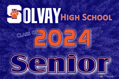 Solvay Senior Lawn Sign