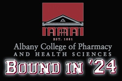 Albany Coll. of Pharmacy Bound Lawn Sign