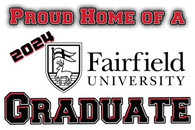 Fairfield University Graduate Lawn Sign
