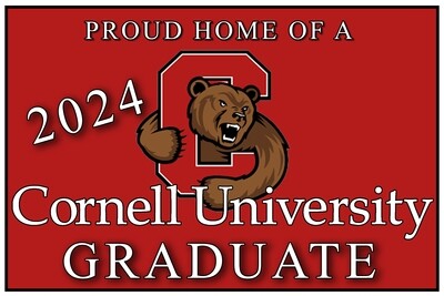 Cornell Graduate Lawn Sign