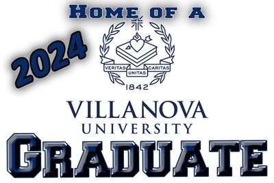 Villanova University Graduate Yard Sign